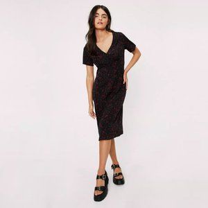 Nasty Gal In a Rough Spot Midi Dress